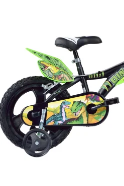 Bicicleta Niños 14 Pulgadas Dino Trex Negro 4-6 Años