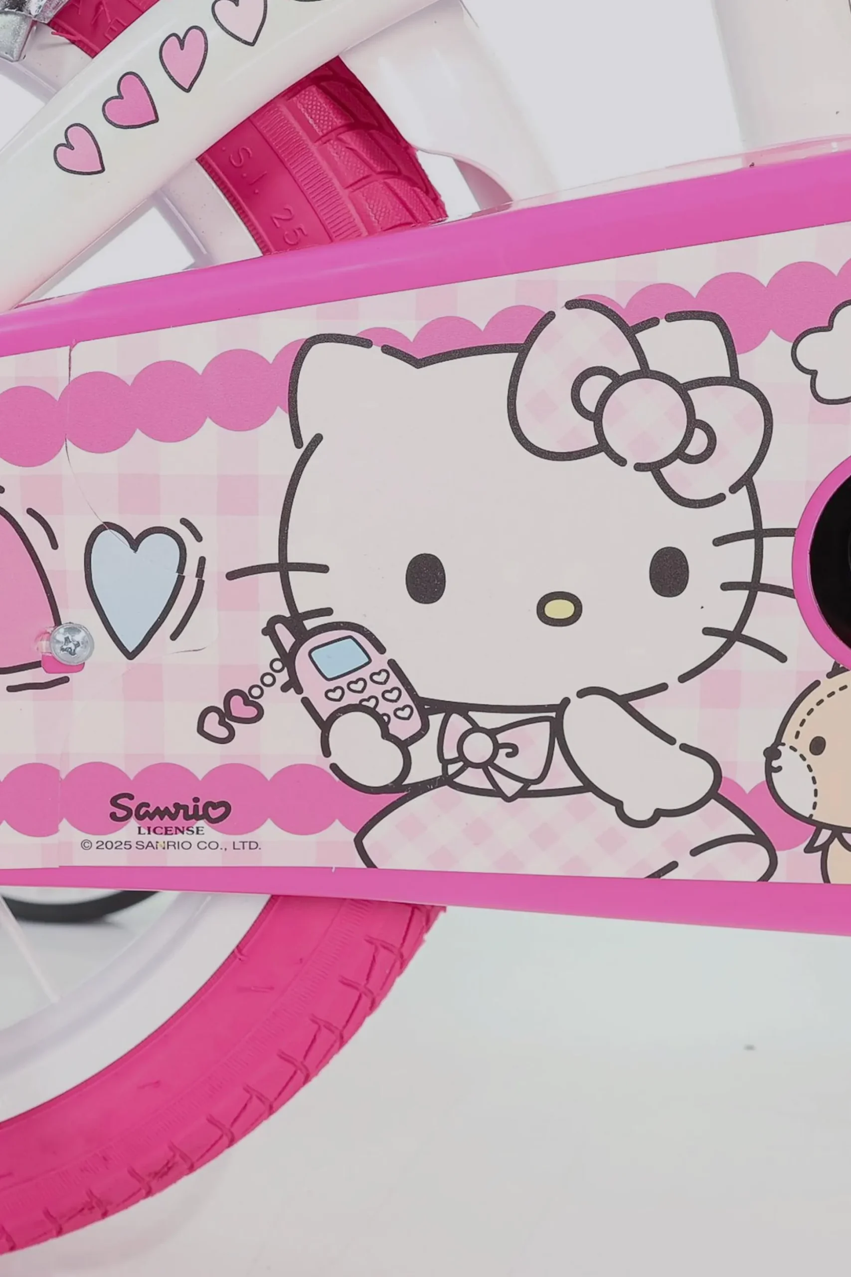 Bicicleta Niños 16 Pulgadas Hello Kitty Rosado 5-7 Años
