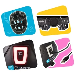 Casco De Bici Para Niños De 6 A 12 Años Crazy Safety