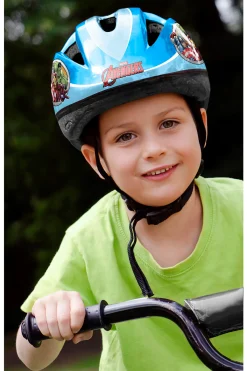 Casco Infantil Rodilleras Y Coderas Avengers Talla 52-56 CM
