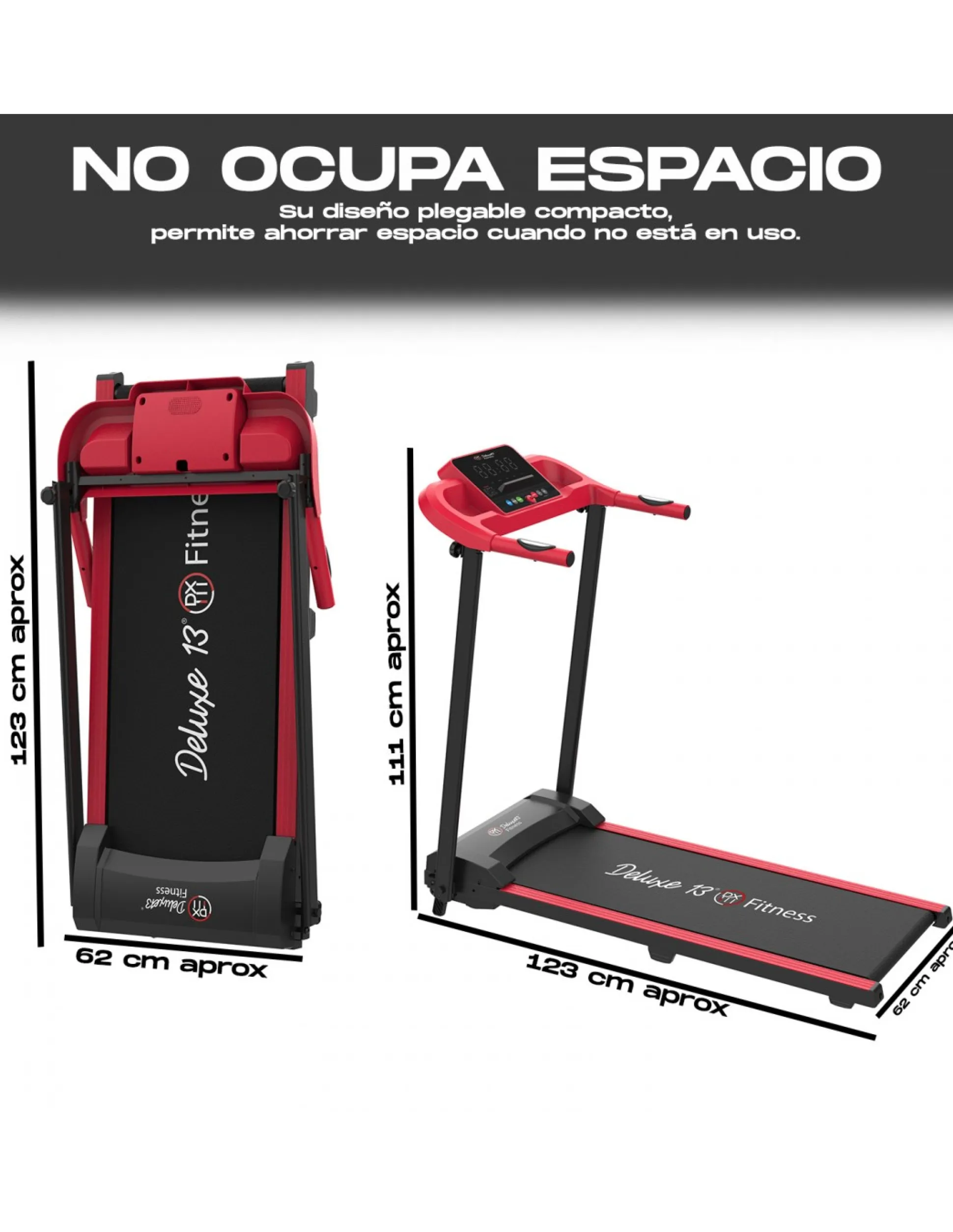 Cinta De Correr 1000w Plegable 12km/h