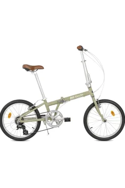 Fabricbike Folding - Bicicleta Plegable 7v Aluminio 20" Beige