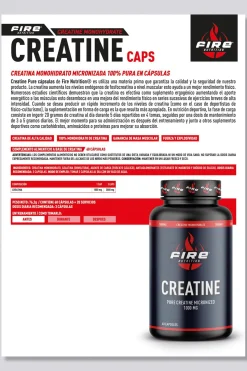 Fire Nutrition Pure Creatine 60caps