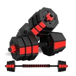 Juego De Mancuernas 2 En 1 Octogonal Fitness Tech De 10kg