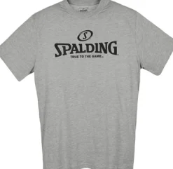 Logo T-shirt Gris Melange Spalding
