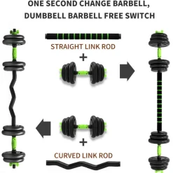 4 Mancuernas 40 Kg Fitness Tech