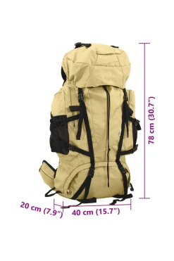 Mochila De Tela Oxford Vidaxl 80 L