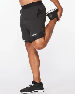 Pantalones Cortos 2xu Aero 2-en-1 7 Pulgadas