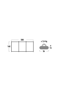 Parabrisas De Camping High Peak Mistral