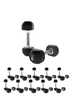 Set Mancuernas Caucho Nº2