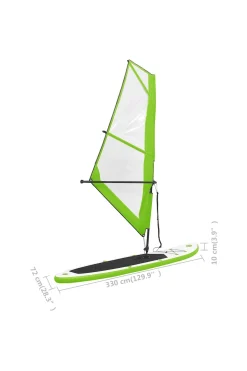 Tabla De Paddle Surf Hinchable Con Set De Vela
