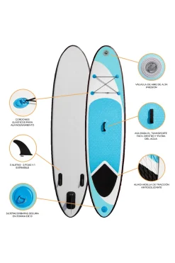 Tabla De Paddle Surf Hinchable Monster 307 X 72 X 11cm