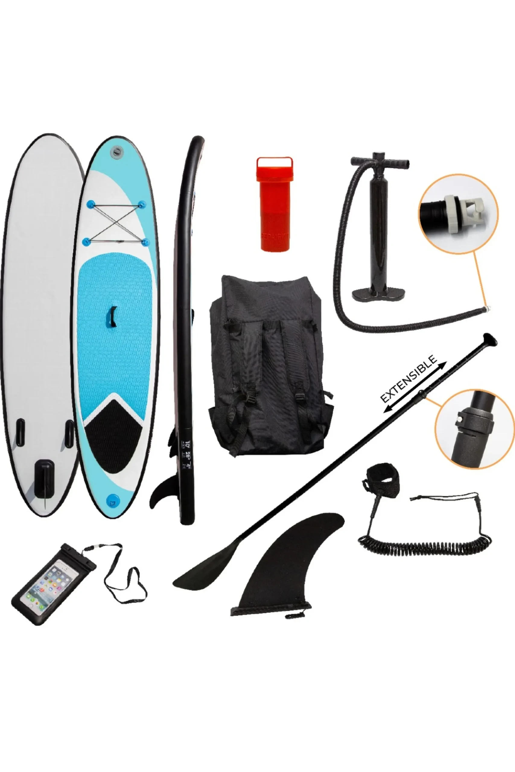 Tabla De Paddle Surf Hinchable Monster 307 X 72 X 11cm
