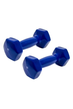 2x Mancuernas Pesas De 2kg Agarre Vinilo Suave Ejercicio Gimnasia Musculacion